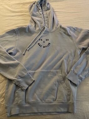 Mac Miller Light Blue Faces hoddie size M
